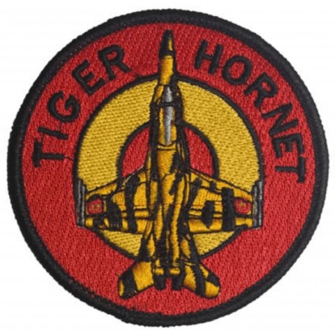 Escudo bordado F18 Tiger Hornet