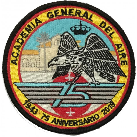 Escudo bordado 75 Aniversario Academia General del AIre
