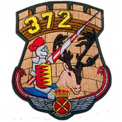 Parche Escuadrón 372 ALA 37 Transporte. Escudo bordado