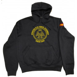 Sudadera " Spanish Air Force Academy " since 1943 A.G.A.negro