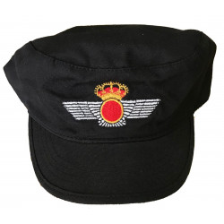 Gorra militar negra Ejército del aire