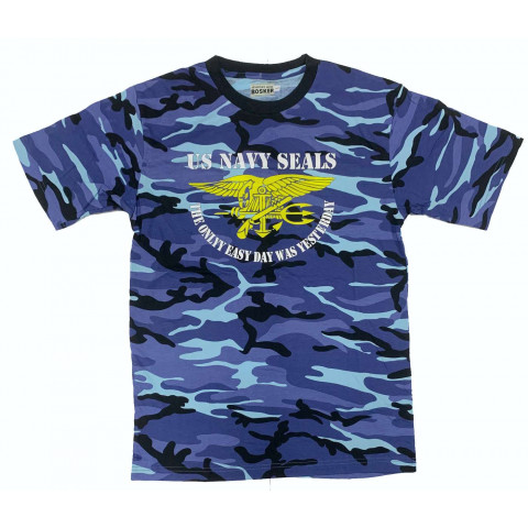 Camiseta US NAVY SEALS "The only easy day was yesterday"