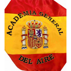 Bandera España sobremesa bordada a mano