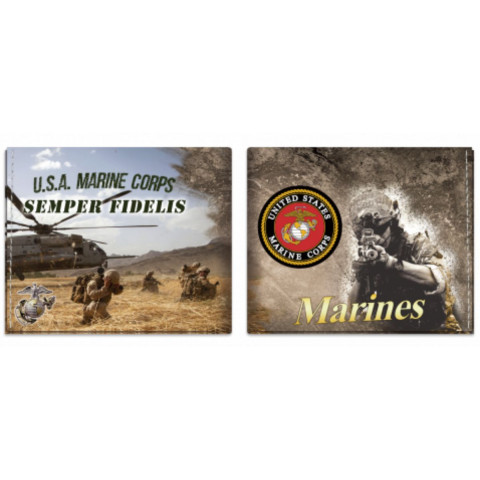 Cartera billetera Marines USA 34951