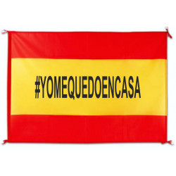Bandera España para balcón personalizable 100x70 cm