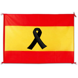 Bandera España para balcón personalizable 100x70 cm