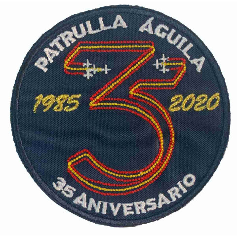 Escudo bordado Patrulla Águila 35 Aniversario 1985 - 2020
