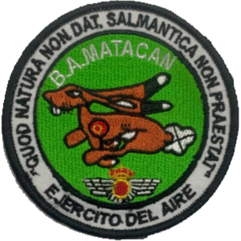 Escudo bordado Matacán Base Aérea de Salamanca
