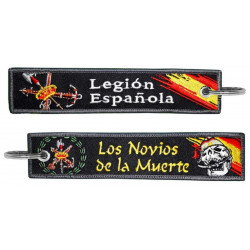 Llavero Legión Española "Novios de la Muerte" bordado