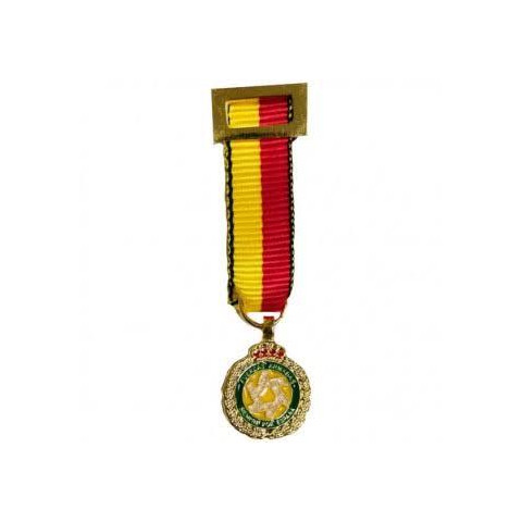 Medalla Balmis miniatura traje de etiqueta