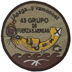 Parche  43 Grupo Canadair Apagafuegos árido. Escudo bordado