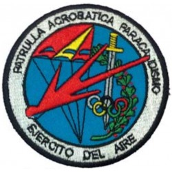 Parche Patrulla Acrobática de Paracaidismo PAPEA. Escudo bordado