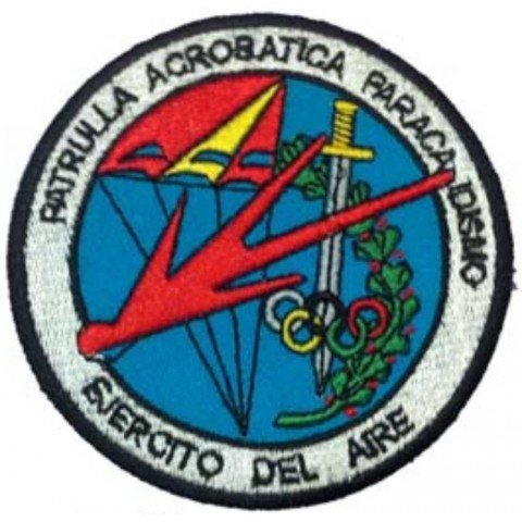 Escudo parche bordado Patrulla Acrobática de Paracaidismo PAPEA
