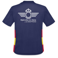 Camiseta Ejército del Aire y del Espacio Técnica deporte Gris y marino España