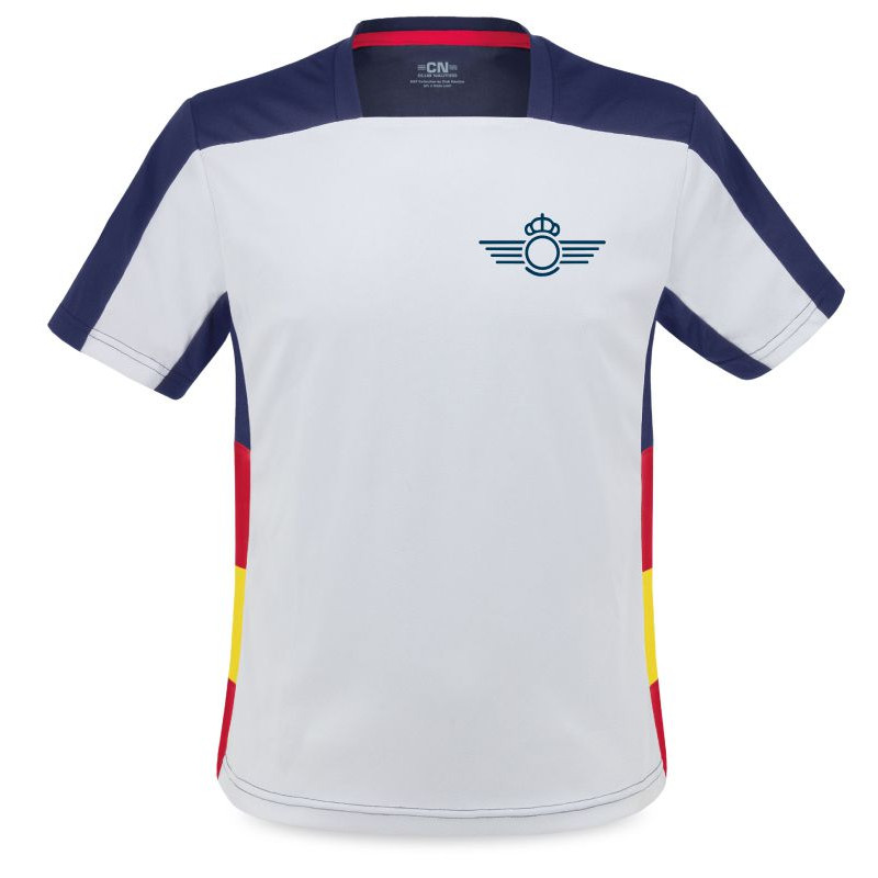 Camiseta Ejército del Aire y del Espacio Técnica deporte Gris y marino España