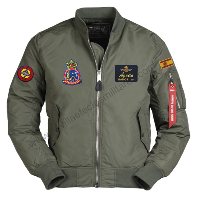 Cazadora Patrulla Águila Piloto personalizada