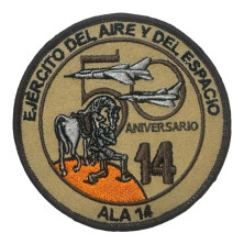 Escudo 50 aniversario Ala 14 Albacete Árido