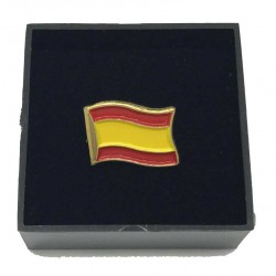 Pin bandera España ondulada