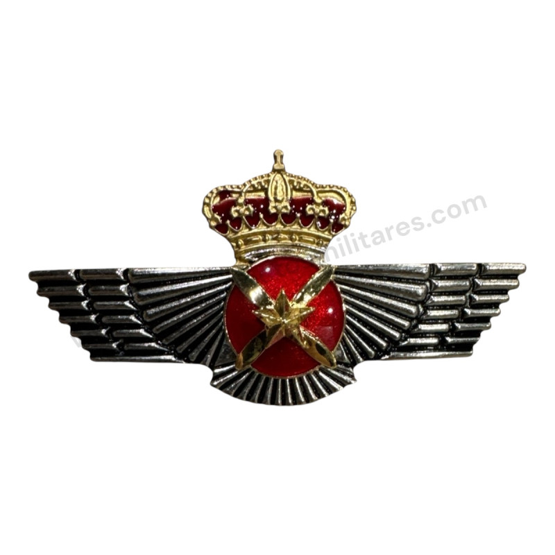 Roquisqui Piloto Militar Observador metálico