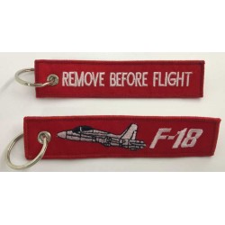 Llavero tela F18 Remove Before Flight