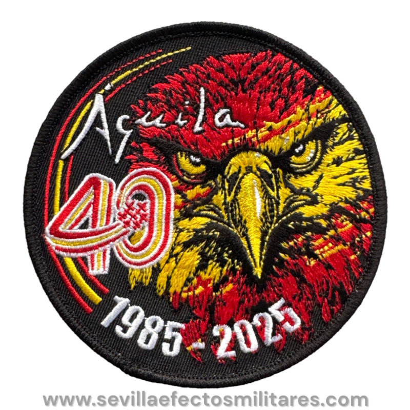 Escudo 40 Aniversario Patrulla Águila Oficial Bordado