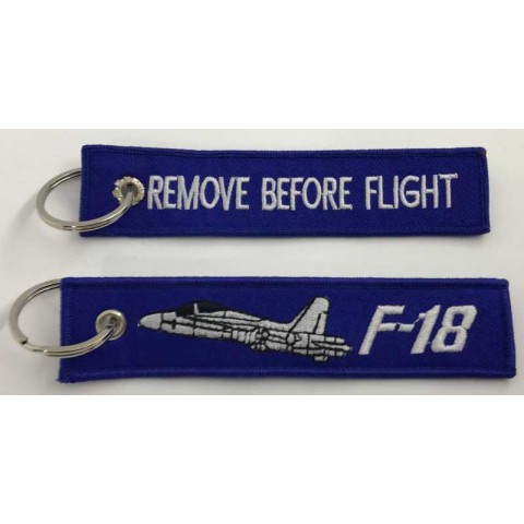 Llavero tela F18 Remove Before Flight
