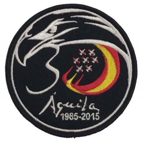 Escudo parche 30 Aniversario Patrulla Águila negro