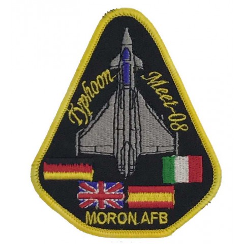 Escudo parche TYPHOON MORON AFB Meet Eurofighter
