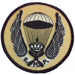 Escudo parche bordado Escuela Militar de Paracaidismo "Méndez Parada" Alcantarilla
