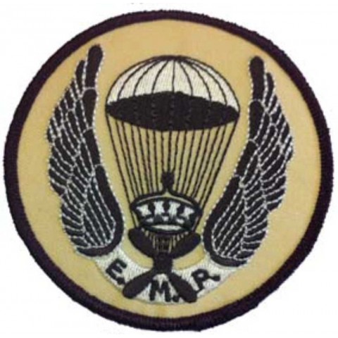 Escudo parche bordado Escuela Militar de Paracaidismo "Méndez Parada" Alcantarilla
