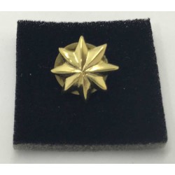 Estrella metálica ejército 6 puntas pequeña
