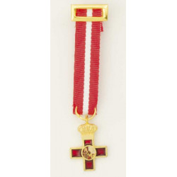 Medalla miniatura Mérito militar distintivo rojo