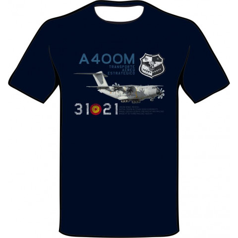 Camiseta A400 M Transporte Aéreo Estratégico Ala 31 Ejército del Aire