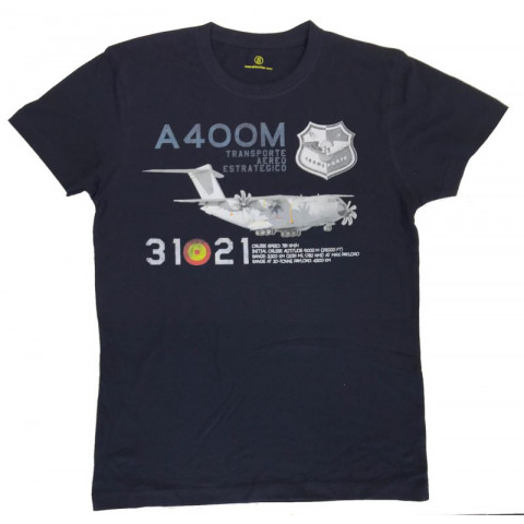 Camiseta A400 M Transporte Aéreo Estratégico Ala 31 Ejército del Aire